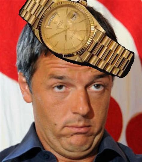 Rolex Takes Aim at Matteo Renzi, Angelino Alfano 